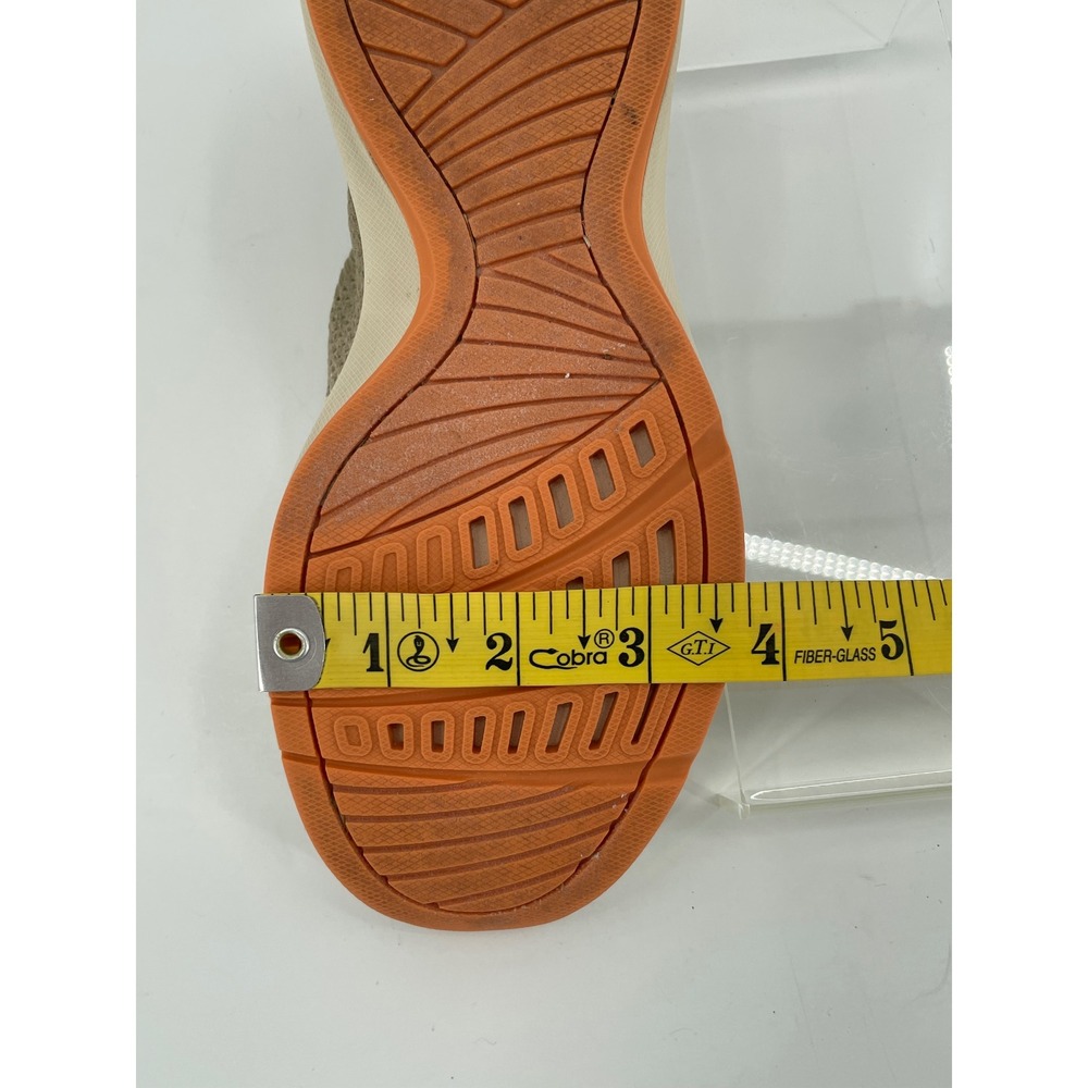 Kuru Womens Slip On Sneakers 5.5 Taupe Orange Nova Knit Walking Comfort Shoes - Picture 12 of 12